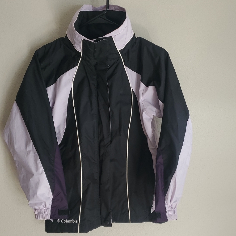 Columbia Black and Purple Jacket size youth 10/12